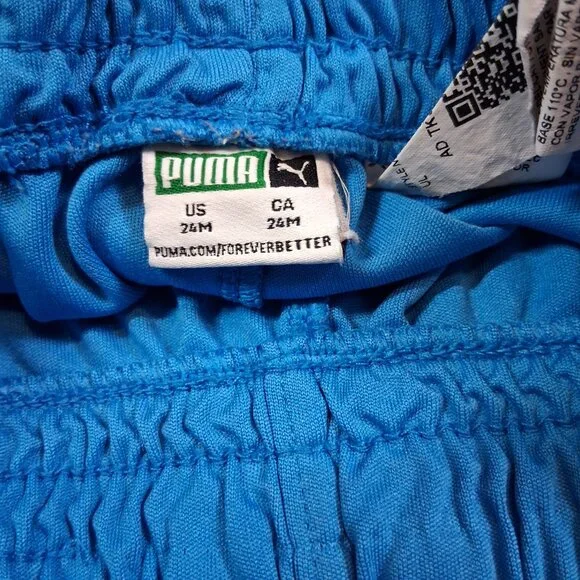 Puma Toddler Boy 3-Piece Active Set | Size 24M & 3T | Grey, Blue, Orange - Picture 8 of 8